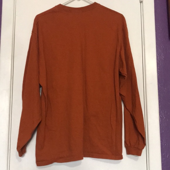 Steve & Barry's | University of Texas UT Longhorns Long Sleeve T-Shirt Orange - Picture 3 of 3